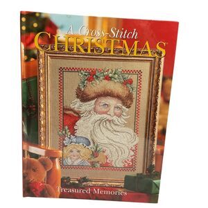 Vintage CrossStitch Christmas Pattern Book 'Treasured Memories' Holiday Crafting